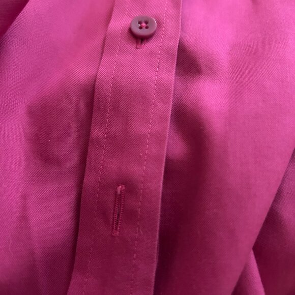 Coldwater Creek Magenta Button-Up Shirt XL Princess Seam - Picture 10 of 12